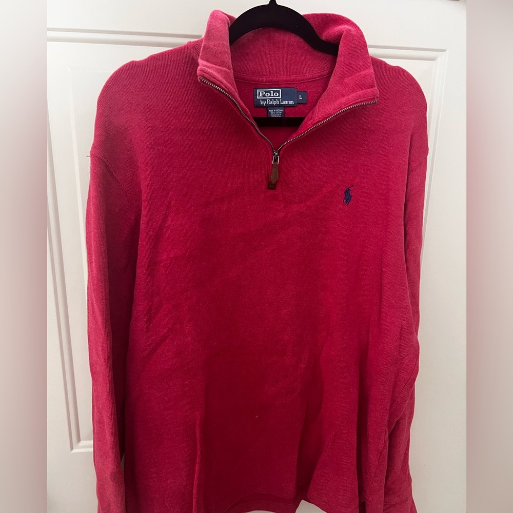 Polo Ralph Lauren Men's Estate Rib Quarter Zip Pullover